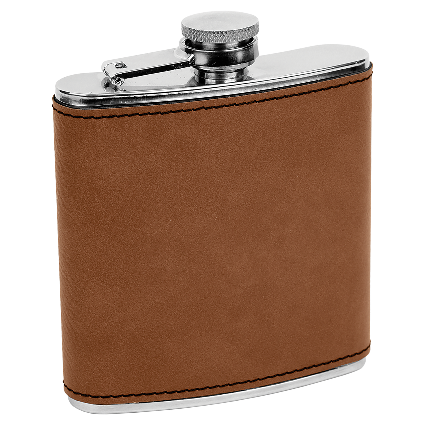 Leatherette Stainless Steel Flask 6oz.