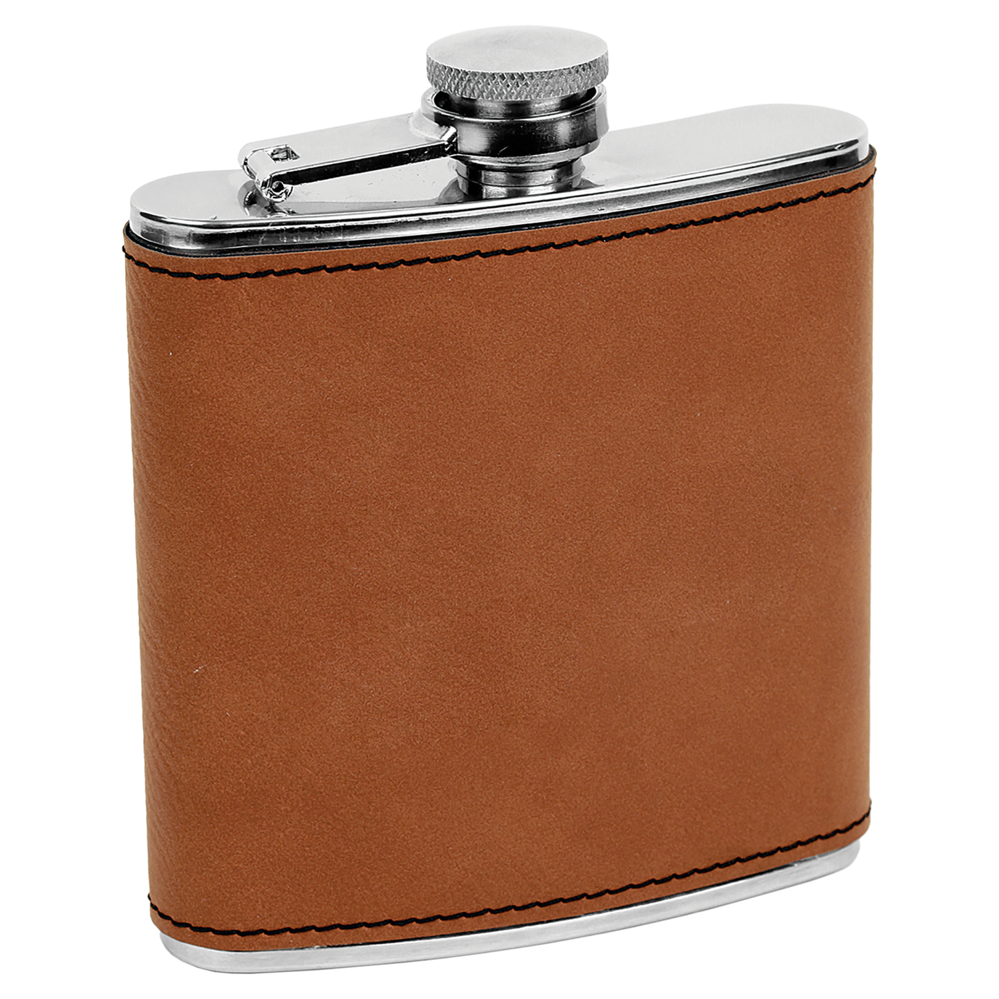 Leatherette Stainless Steel Flask 6oz.