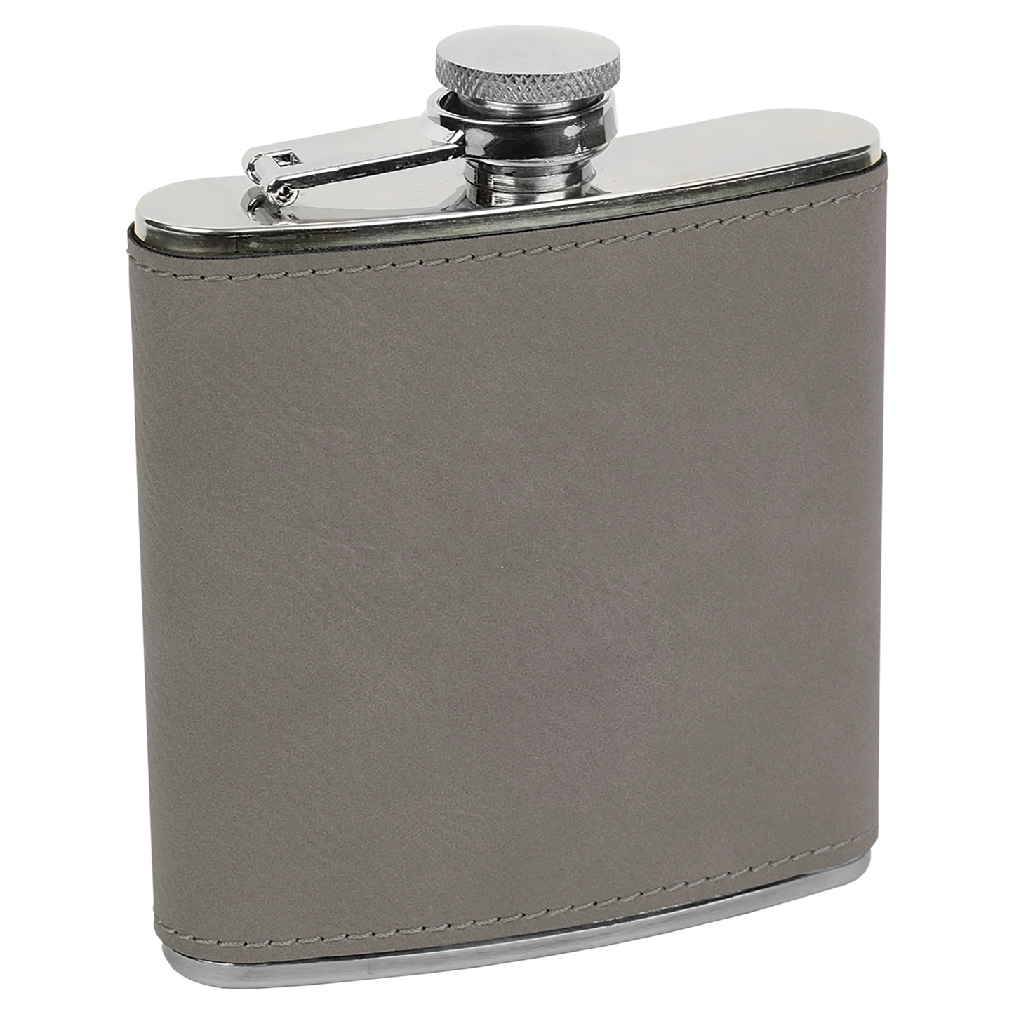 Leatherette Stainless Steel Flask 6oz.
