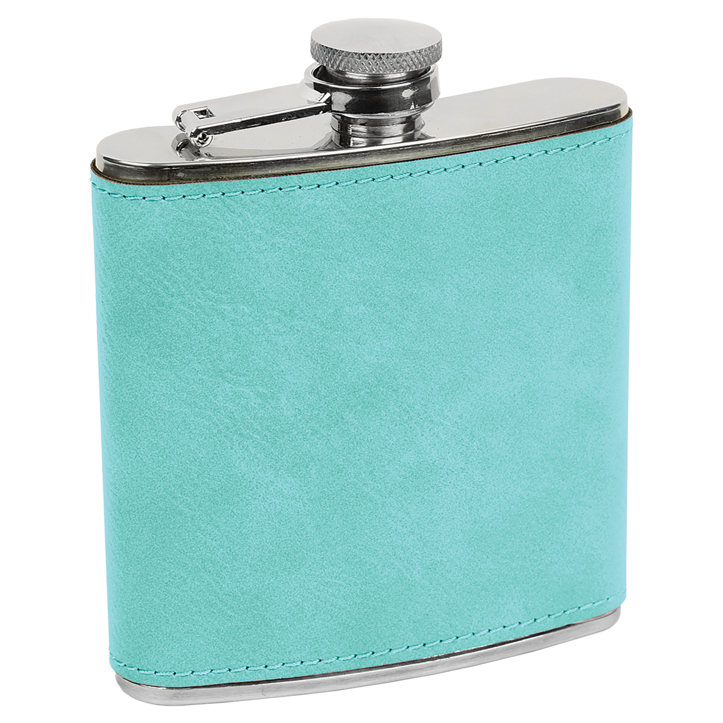 Leatherette Stainless Steel Flask 6oz.