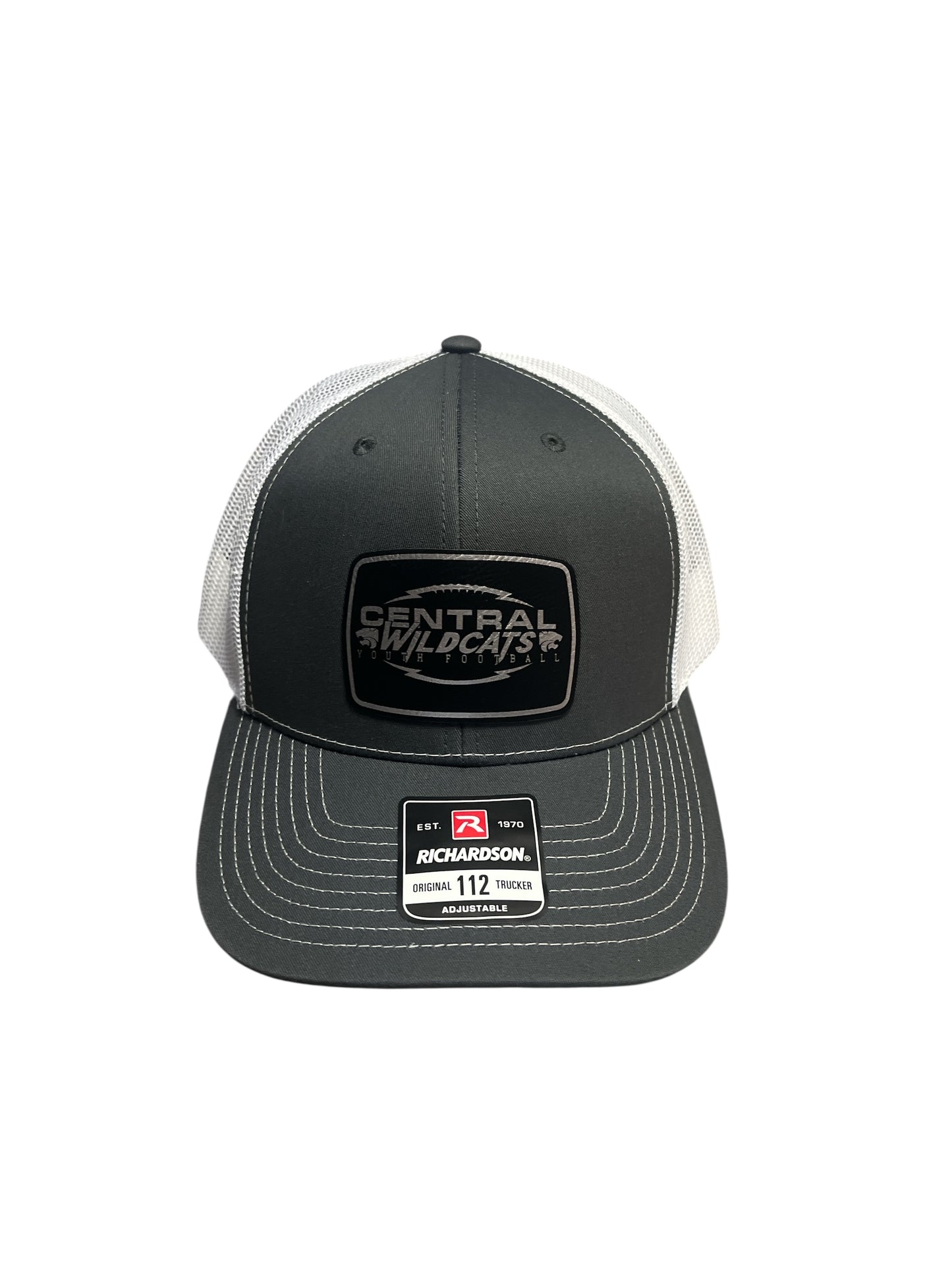 Richardson 112 - Adult Dark Grey with White Mesh
