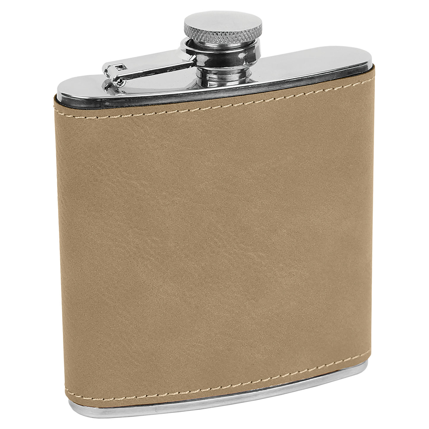 Leatherette Stainless Steel Flask 6oz.