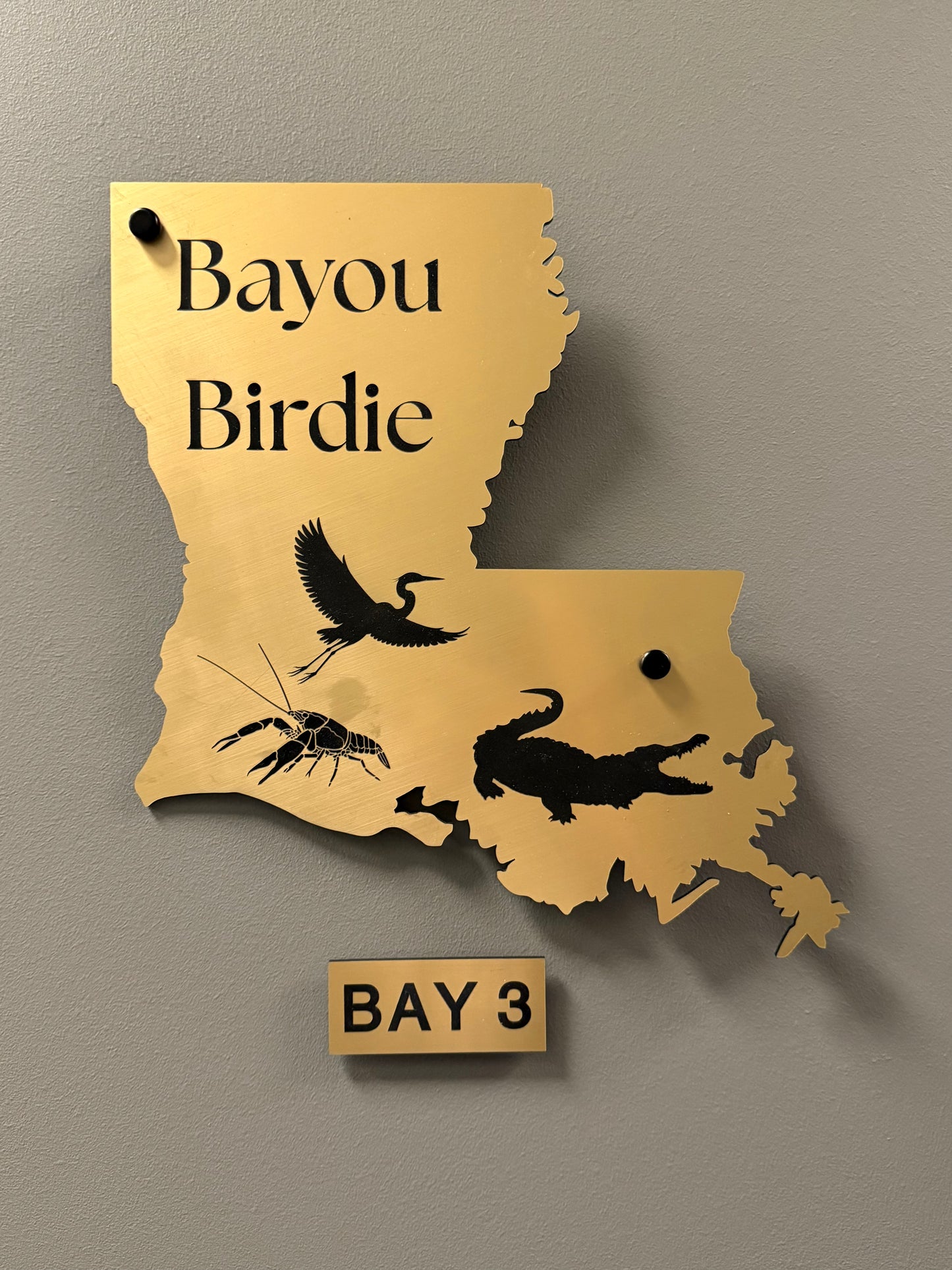 Custom Acrylic 2-layer sign